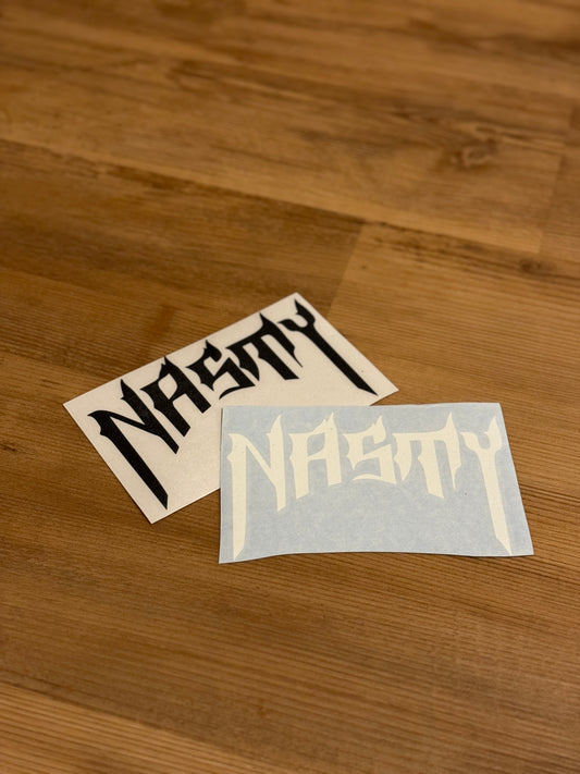 Nasty Sticker 15cm (Klein)
